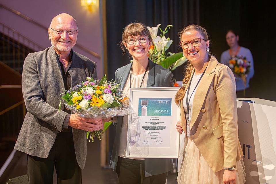 Dr. Elena Günther, Preisträgerin des BEST SPEAKER AWARD 